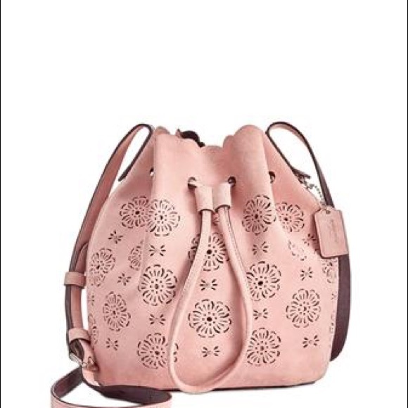 Coach Tea Rose Bucket Bag - New without tags - Picture 2 of 2